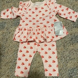 Disney - Girls 3-6M Minnie Mouse outfit, NWT